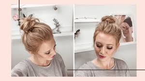Langhaarfrisuren sehen oft kraftlos aus. Dutt Frisur Longbob Einfacher Schoner Dutt Fur Kurze Bis Lange Haare Messy Bun Hair Tutorial Youtube