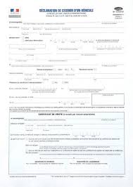 Il n'est plus possible de déposer ou d'envoyer votre déclaration de cession à la préfecture. Formulaire