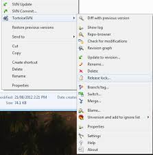 Entonces, ¿tiene una carpeta.svn en cada directorio o solo la raíz? Svn File Locked By Me Now Cannot Commit It Stack Overflow