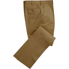 Concealed pockets add to the word itself—khaki—comes from the persian word for dust, used to describe the uniform's drab. Khaki Flat Front Chino Trousers Men S Country Clothing Cordings