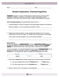 In the balancing chemical equations gizmo™. Chemical Changes Gizmo Answer Key Fill Online Printable Fillable Blank Pdffiller