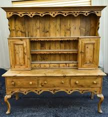 I can never pass on a frenchy piece, so this one came back to the shop with me for a little makeover. Lot Art French Provincial Style Pine Hutch