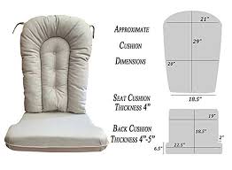 glider rocker replacement cushion set natural fabric replacement cushions glider cushions glider rocker