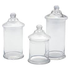 Apothecary jar,wholesale glass apothecary jar,clear apothecar feature 1.beautiful appearance with attractive design. Decorative Glass Jar Set Of 3 Diamond Star Clear Decorative Glass Jars Glass Apothecary Jars Glass Jars