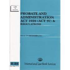 Short title and application (1) this act may be cited as the probate and. Probate Admin Act 1959