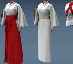 Miko's Attire 3d-pack with Manga Shader on Cubebrush.co | Japanese outfits,  Kimono design, Traditional outfits