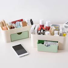 For a desk that doesn't just look organized but actually is organized, you're going to need to tidy up your desk drawers, too. Office Desk Organizer Drawer Multi Functional Plastic 6 Grid Cosmetics Jewelry Storage Box Case Desktop Stationery Container Hot Discount 66dba Cicig