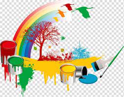 Rainbow Paintbrush Paintbrush Bucket Paint Bucket Transparent Background Png Clipart Painting Paint Buckets Paint Brushes