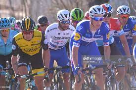 tirrenoadriatico primoz roglic of slovenia fernando gaviria of colombia white best young jersey bob jungels of luxembourg during the 53rd tirreno adriatico 写真