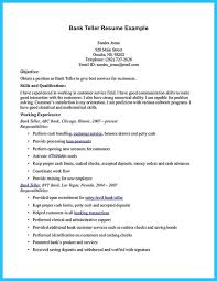 teller jobs resume sample