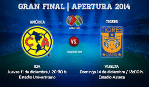 Half time / full time record america vs tigres. America Vs Tigres Horarios Y Fechas Final De La Liga Mx 2014 Isopixel