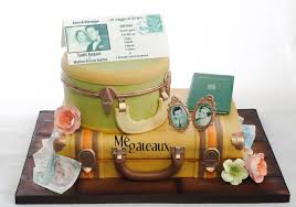Luggage Cake By Me Gateaux Http Cakesdecor Com Cakes 286095 Luggage Cake Luggage Cake Travel Cake Purse Cake