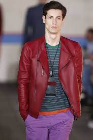 People Photos Men S Leather Jacket Leather Jacket Tommy Hilfiger Man