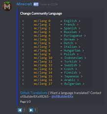 You may also view skins, uuid's, create custom advancements, track the status of a server and change settings. Minecraft Discord Bots