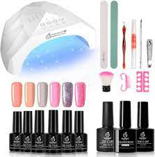 Stunning Gel Nail Polish Starter Kit Powerful Uv Led Light Manicure Kit Pedicure Beetles Gel Nail Kit Nail Polish Kits Gel Nail Polish Set