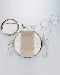 If you're serving salad, set the salad plate atop the dinner plate. How To Set A Formal Dinner Table Martha Stewart