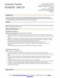 Learn how to write a perfect teacher cv and see a teaching cv example to help you impress education recruiters and get interviews for the best but when it comes to writing a teacher cv you've got to turn that on its head. Computer Teacher Resume Samples Qwikresume