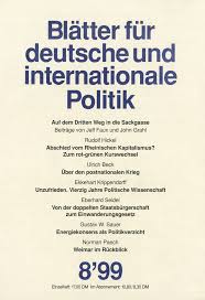 If you were born on this date your birthday numbers 8, 19 and 1999 reveal that your life path number is 1. August 1999 Blatter Fur Deutsche Und Internationale Politik