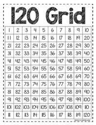 120 number grid freebie math math expressions number