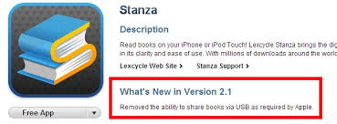 You almost certainly already have the kindle app installed on your iphone or android, but that's just scratching the surface of the vast world of amazing. Apple Demands Removal Of Usb Sharing Feature In Stanza Iphone App Techcrunch