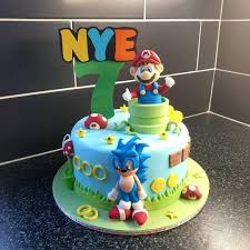 Sonic/mario birthday cake / verjaardagstaart | sonic cake. Super Mario And Sonic Cake Well Chocolatey Claire Facebook