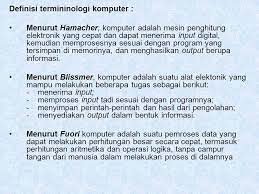 Maybe you would like to learn more about one of these? Pengertian Komputer Komputer Berasal Dari Bahasa Latin Computare Yang Berarti Menghitung Ppt Download