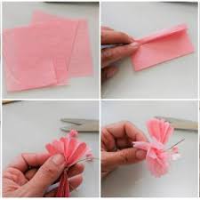 Tissue paper flowers diy step by step. Diy Mini Tissue Paper Flowers Diy Inspired