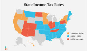 Ohio Sales Tax Map A List Of State Income Tax Rates