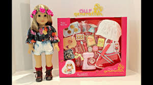 Our Generation Master Baker Set Review Perfect For 18inch Dolls Youtube