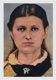 Allafare McCoy daughter of Randall & Sallie McCoy, from newspaper. Year 1890