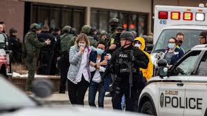 Another mass shooting is being reported in boulder, colo., where a syrian man by the name of ahmad al aliwi alissa allegedly shot and killed 10 people at a king soopers grocery store. Qd5ubik7oabv5m
