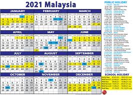 Free, easy to print pdf version of 2021 calendar in various formats. Calendar 2021 Malaysia Kalendar 2021 Malaysia