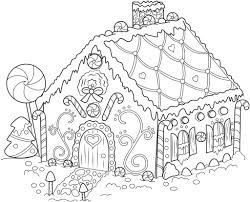 Just think of all the colors. Free Printable Gingerbread House Coloring Pages For Kids