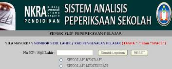 Melalui saps, ibu bapa boleh membuat 2 jenis semakan keputusan iaitu Login Ibu Bapa Sistem Analisis Peperiksaan Sekolah Blog Cikgu Azman