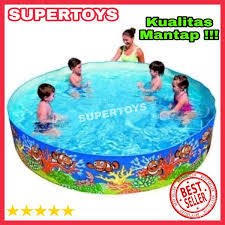 Bestway 54005 kolam renang anak 201 x150 x51cm / kolam anakrp241.000: Jual Terbaru Mainan Kolam Renang Anak Jumbo Tidak Perlu Pompa Kolam Renang Bestway Super Besar Nemo Kolam Mandi Bola Anak Mainan Anak Laki Laki Perempuan Di Lapak Supertoys Bukalapak