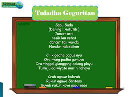 Smp kelas 9 bahasa jawa cepat ya brainly co id. Materi Bahasa Jawa Geguritan Youtube