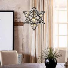 Unbranded 1 Light 14 In Antique Copper Star Pendant Light With Handmade Clear Glass 7032d35cp The Home Depot