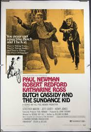Movies that become scarier in black and white. Butch Cassidy And The Sundance Kid Original Vintage Western Movie Poster Original Vintage Movie Posters
