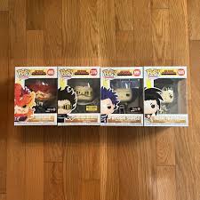 My Hero Academia funko Pop Lot of 4 Endeavor Hitoshi Momo Yaoyorozu Aizawa  | eBay
