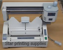 New Heavy Duty 320x280mm Perfect Binder Hot Glue Book Binding Machine With Spine Miller Blade Book Binding Machine Glue Book Binding Machines