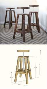 15 Gorgeous Diy Barstools That Add Comfortable Style To The Kitchen Diy Bar Stools Bar Stools Home Bar Table
