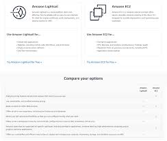 What Is Difference Between Lightsail And Ec2 Stack Overflow