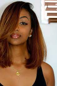 20 Lovely Hairstyles For Black Women With Pictures Hair Color For Dark Skin Hair Styles Natural Hair Styles