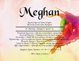 Meghan markle and prince harry have announced the name of their daughter. Meghan Names With Meaning Names Meant To Be