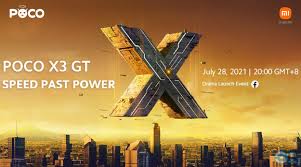 The poco x3 gt will be powered by the mediatek dimesnity 1100 soc paired with 8gb of ram and up to 256gb internal storage. Poco X3 Gt Wird Am 28 Juli Offiziell Langsam Wird Es Eng