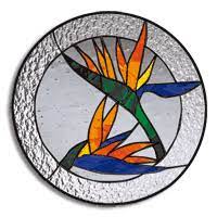 Free Pattern Bird Of Paradise Stained Glass Flowers Stained Glass Quilt Stained Glass Birds