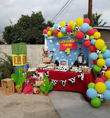 Jessie is a fictional character from the pixar films toy story 2, toy story 3 and toy story 4, voiced by joan cusack. Alessandra Turns 4 Thanks Magadilla For Trusting Us With Your Party Toy Story Party Decorations Toy Story Birthday Party Toy Story Birthday