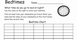 Empowered By Them Bedtime Chart