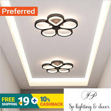 Lekapan lampu sedemikian boleh ditambah dengan siling bukan sahaja di bilik tidur atau ruang tamu. 115 Modern Led Ceiling Light Ceiling Lamps Lampu Hiasan Lampu Siling Lampu Led Lampu Ceiling Led Sp Lighting Shopee Malaysia