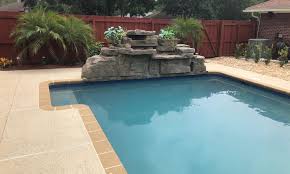 Ricorock 4' modular swimming pool waterfall kit. Jacksonville Pool Waterfall Design Beautiful Custom Waterfalls For Your Pool Deck
